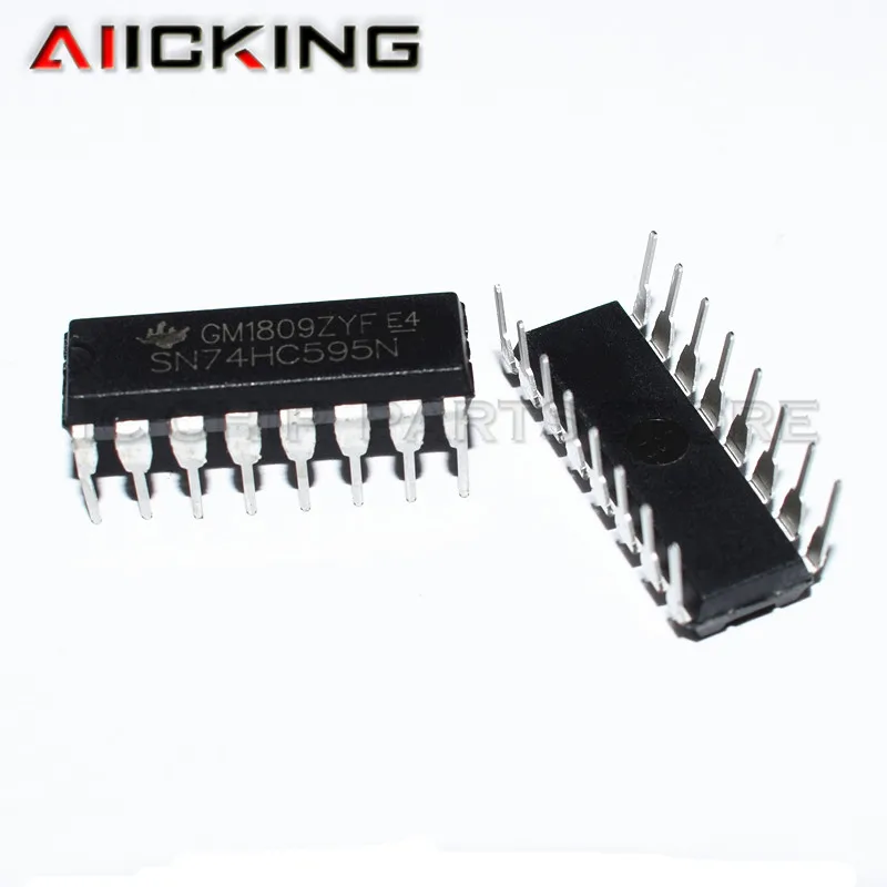 10/шт SN74HC595N SN74HC595 74HC595N 74HC595 DIP-16 счетчик переключения регистров три-состояние