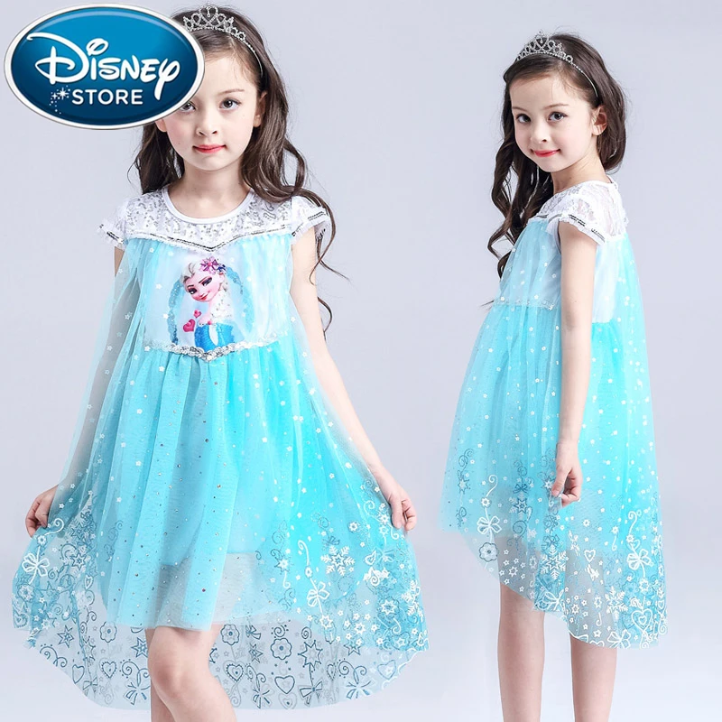 Disney Frozen dress elsa vestido branca neve hollow out arrow pattern danmoke girls sweet princess Kids infant dresses costumes | Детская
