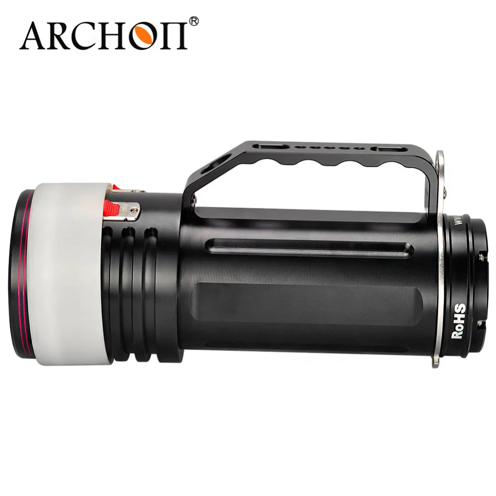 ARCHON WG156W DG150W светодиодный вспышка для подводного погружения и светильник 10000LM 26650