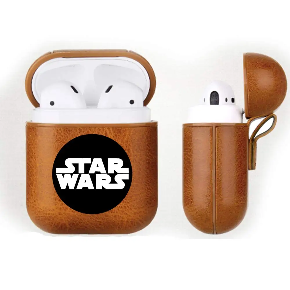 Star Wars мини Airpods чехол Беспроводная Bluetooth коробка для наушников защитная