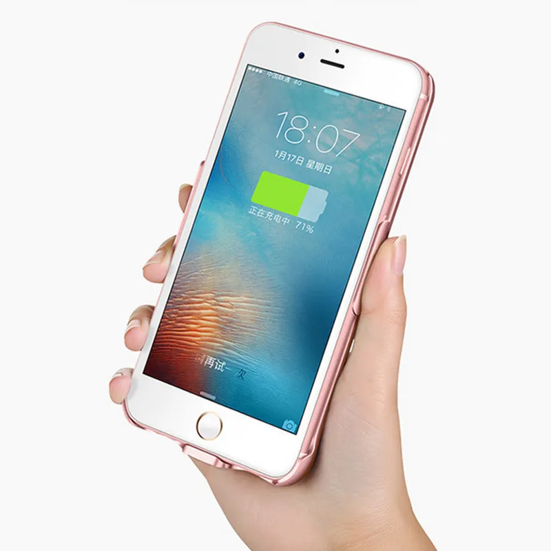 Новые 10000 мАч батарея зарядное устройство случае для iPhone 7 Plus 6 6S 8 плюс запасные