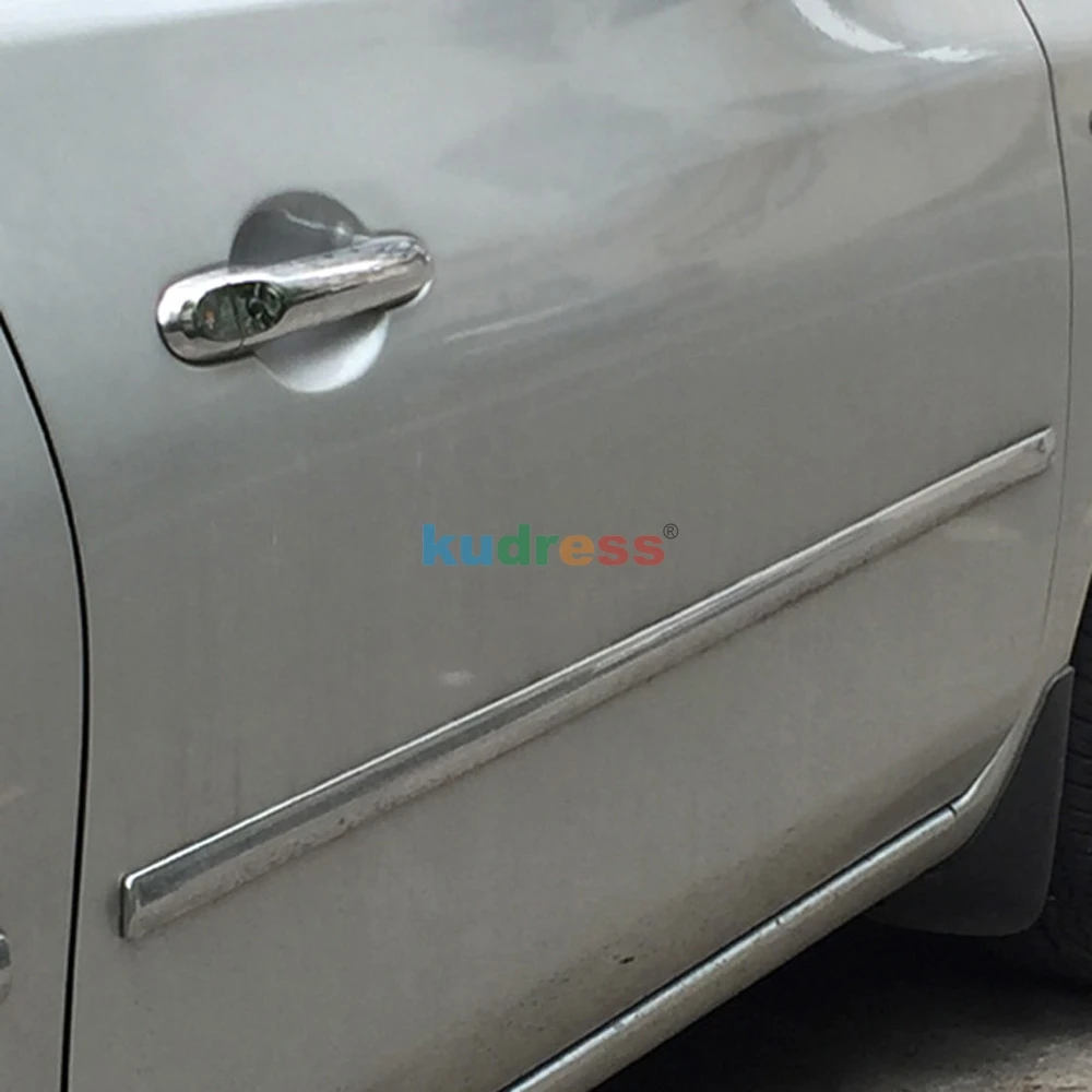 Для Nissan Tiida Versa Latio Micra March Juke 2009 2010 2010 2012 Стайлинг ABS Хромированная Дверная ручка Крышка молдинг планки 8 шт