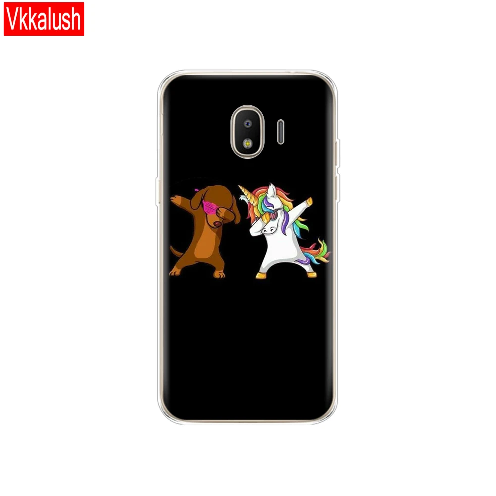 80092 Для samsung J4 Plus чехол мягкий TPU чехол для samsung J4 Plus J4 Prime Sm J415 силиконовый samsung Galaxy J4 EU J400F J400 - Цвет: 80092