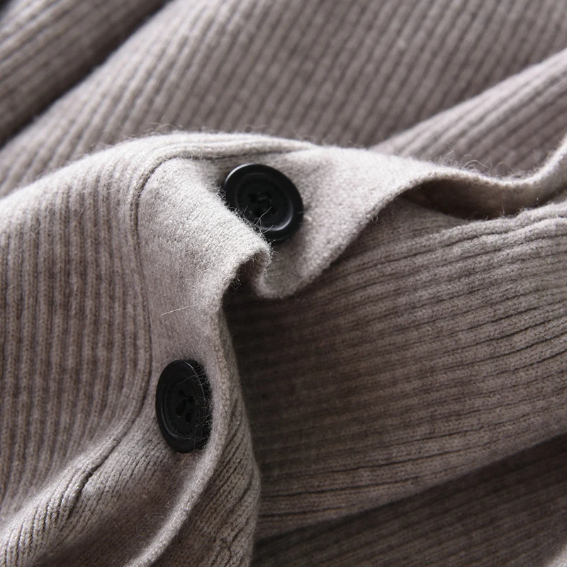 Новый магазин со скидкой 2018 зимний женский вязаный кашемировый кардиган с V