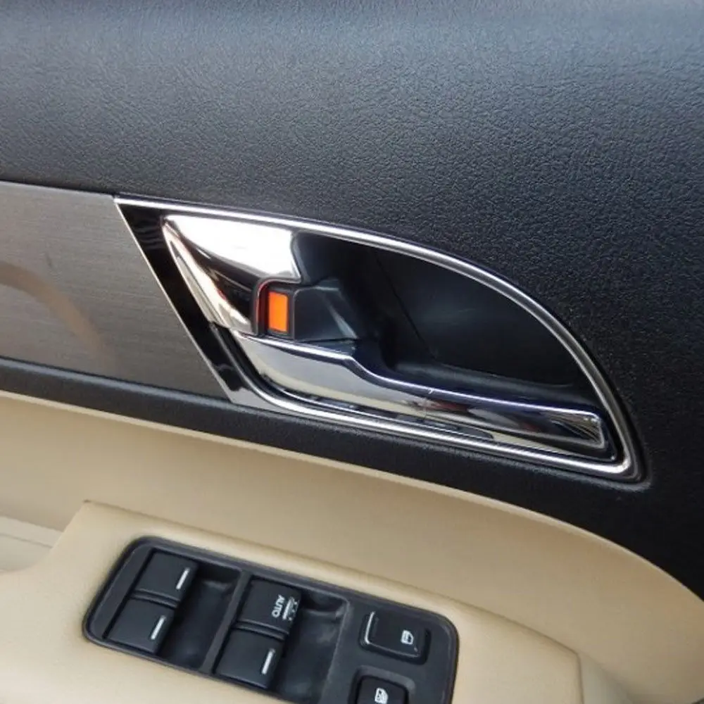 Для Honda CR-V CRV 3rd Gen 2007 2008 2009 2010 2011 4 шт. чехлы из нержавеющей стали для внутренней
