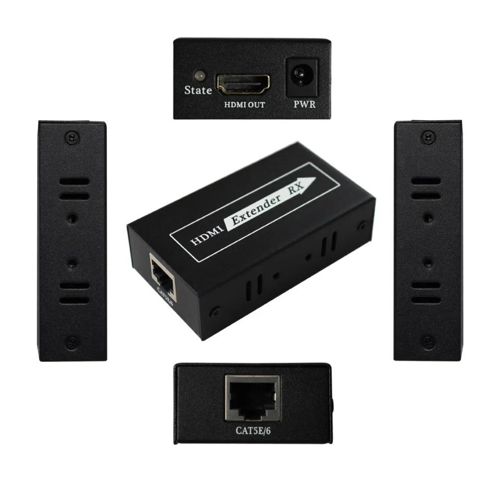 60 м для PS3 DVD проектор HDMI удлинитель передатчик приемник с интерфейсом RJ45 LAN CAT6