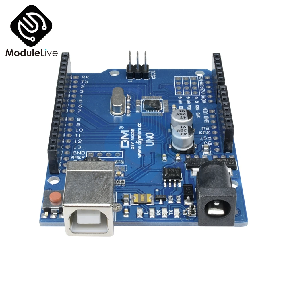 UNO R3 Compatibles Board mit Atmel ATmega328P 16 МГц CH340 CH340G USB драйвер платы заменить Atmega16U2 One|Детали и