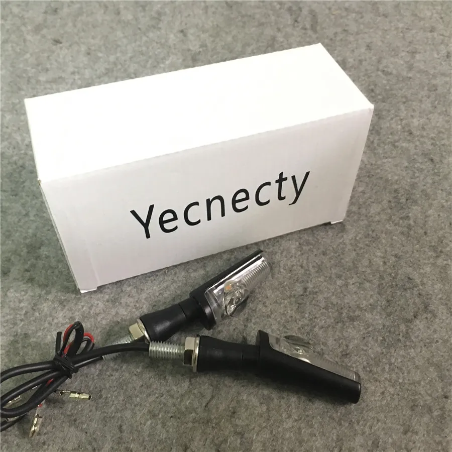 Yecnecty 2X Универсальный мотоциклетный светильник с поворотным сигналом CNC