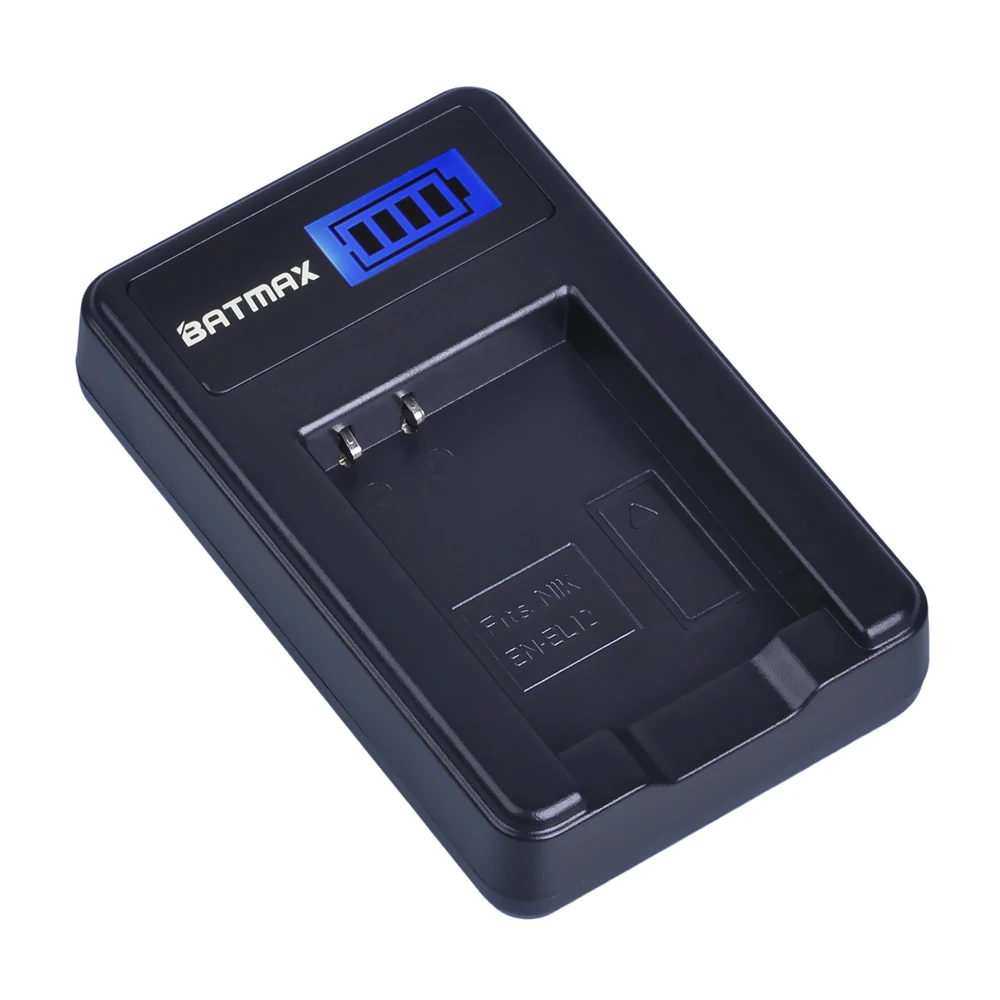 Зарядное устройство USB для Nikon COOLPIX S630 S610 S640 S1000 S1200pj S31 S6000 S6100 AW120s P340 2 шт.|en el12|battery for