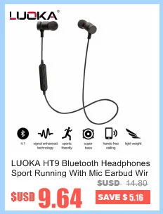 Bluetooth Headphones LUOKA M9 Wireless In-Ear Noise Reduction earphone with Microphone Sweatproof Stereo Bluetooth Headset