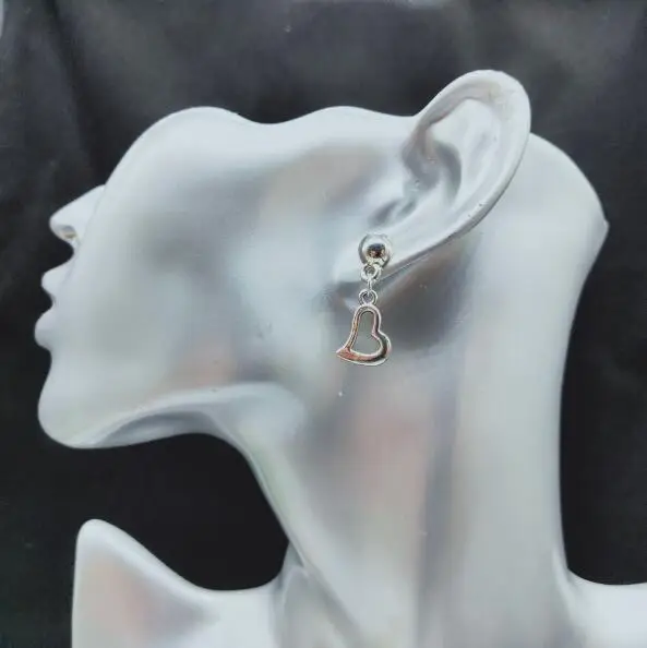 Peach heart earrings 2019 hot new fashion ladies simple popular summer cross-border jewelry female factory direct | Украшения и
