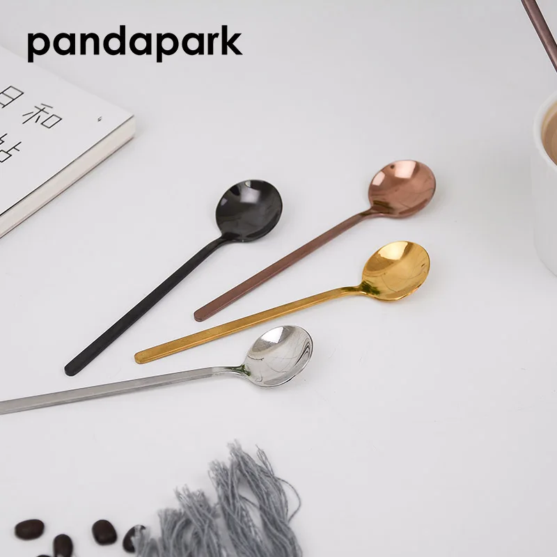 Кухонный инструмент Pandapark Круглые ложки из нержавеющей стали креативная