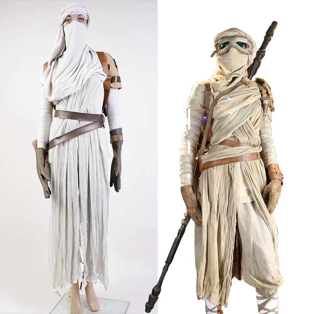 

Звездный косплей, войны VII, Пробуждение силы, костюм для косплея, Женский костюм для косплея, полный комплект на Хэллоуин, карнавал, Рей