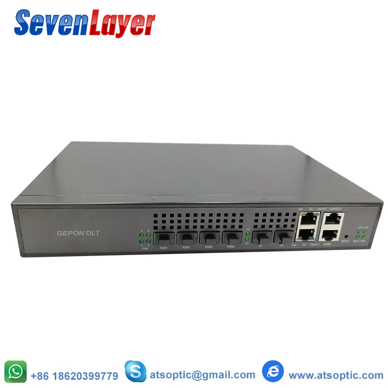 4PON порты EPON OLT FTTH CATV Высокоплотный волоконно оптический кабель высокого качества