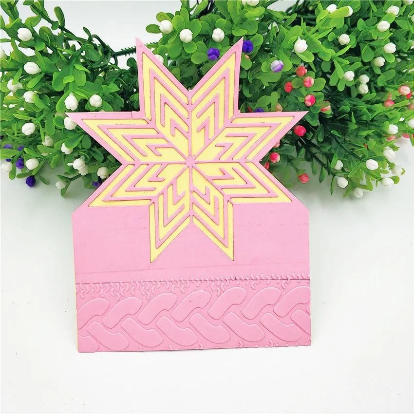 Восьмиугольная Magic Star Скрапбукинг Soldes резки металла умирает для самодельная