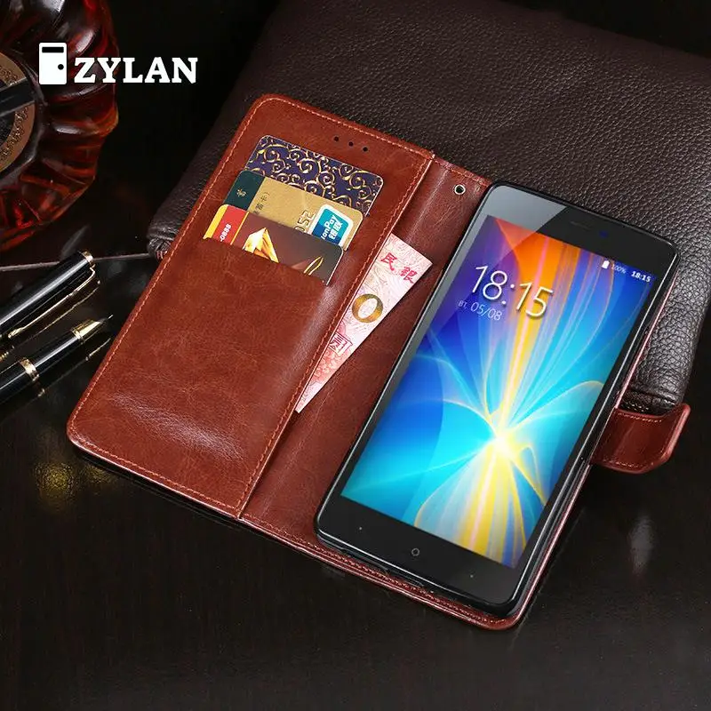Чехол ZYLAN для BQ 5044 роскошный кожаный чехол BQ5044 из ТПУ BQS флип кейс кошелек телефона