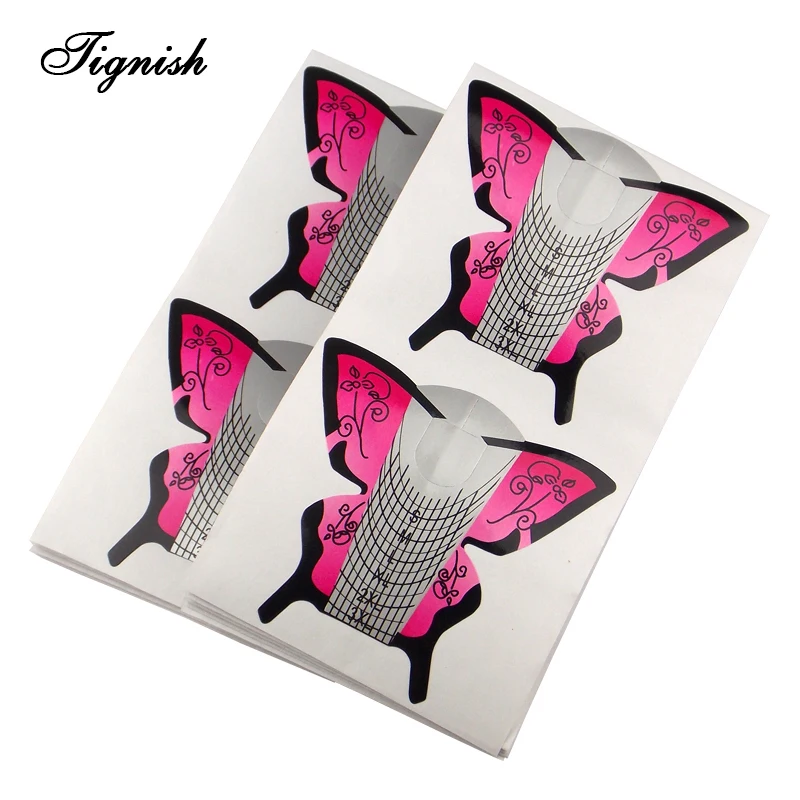 Tignish 100 шт./лот форма ногтей акриловым УФ гелем от накладные волосы на кератиновых