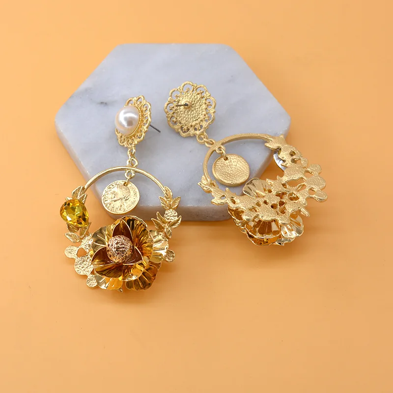 Новые барочные серьги длинные в виде пчел квадратные Ночные Клубные роскошные