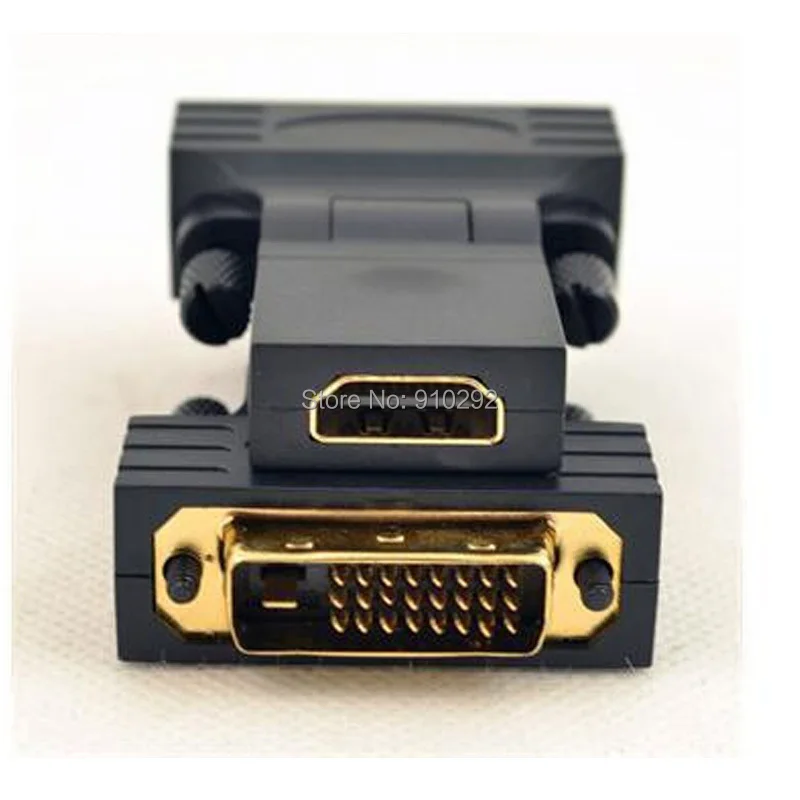 HDMI Женский DVI D 24 + 1 мужской золотой переходник разъем HDMI/DVI преобразователь вилку