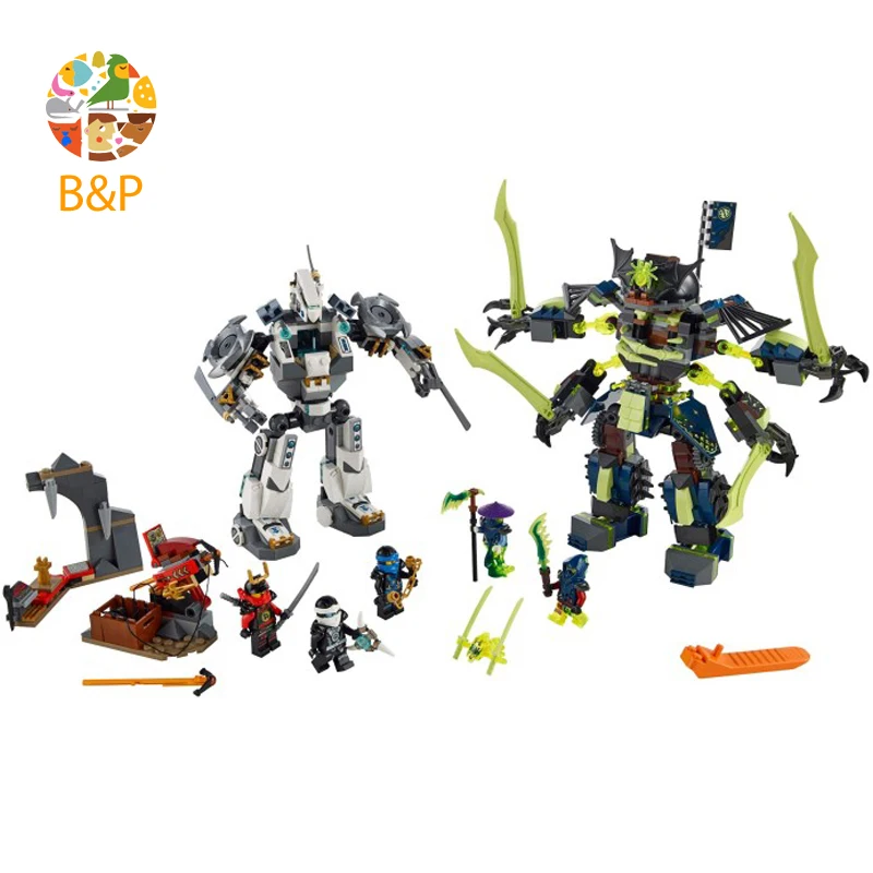 70737 757 шт. Ninjago серия Titan Mech боевой модель строительные блоки конструктор