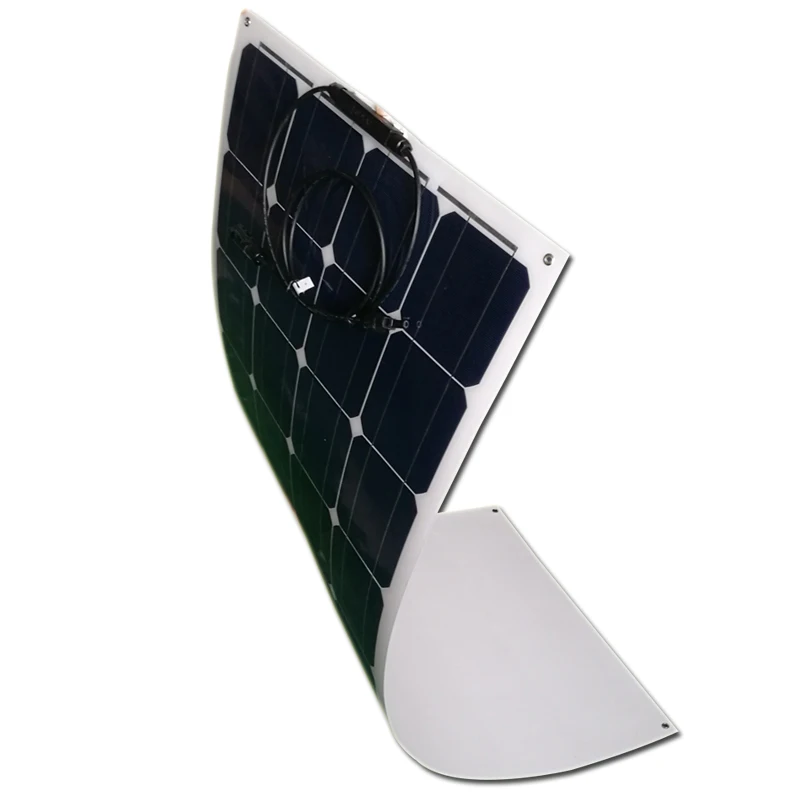 Гибкая солнечная панель 100 Вт 12 В 4 шт. Zonnepanelen 400 батарея зарядное устройство на