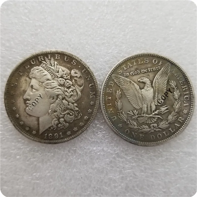 Антикварные Серебряные монеты США(1878-1904)-P Morgan Dollar копия памятных монет-копия монет медаль коллекционные монеты