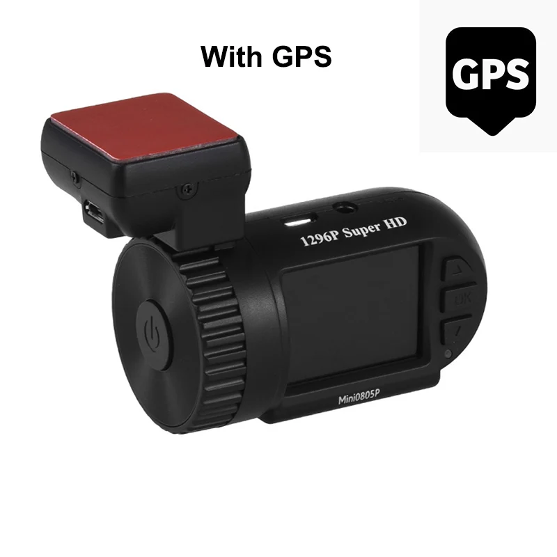0805P GPS Мини-камера Conkim, 0805 P, 1296 P, 1080 P, супер конденсатор, Автомобильный видеорегистратор, gps видеорегистратор, регистратор, видеорегистратор, ADAS, парковка - Название цвета: 0805P GPS
