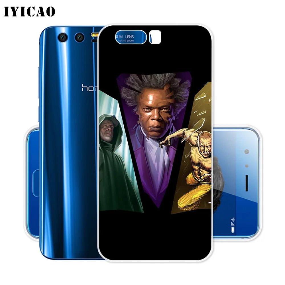 IYICAO стеклянный Мягкий силиконовый чехол для Huawei Y9 Y7 Y6 Prime 2018 Honor 8C 8X8 9 10 Lite 7X 7C 6A 7A Pro |