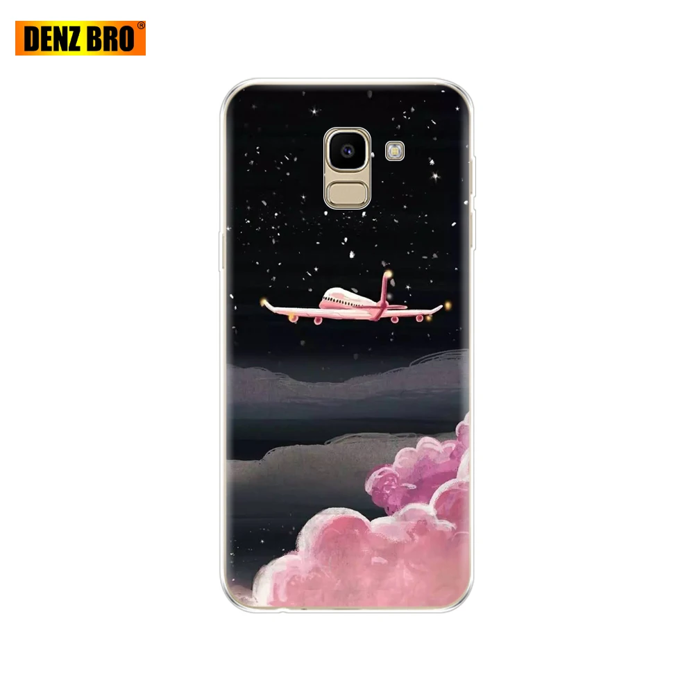 61872 Для samsung J6 чехол EU J600 J600F SM-J600F силиконовый мягкий TPU чехол для samsung Galaxy J6Plus J6+ J 6 Plus J610 J610F - Color: 61872
