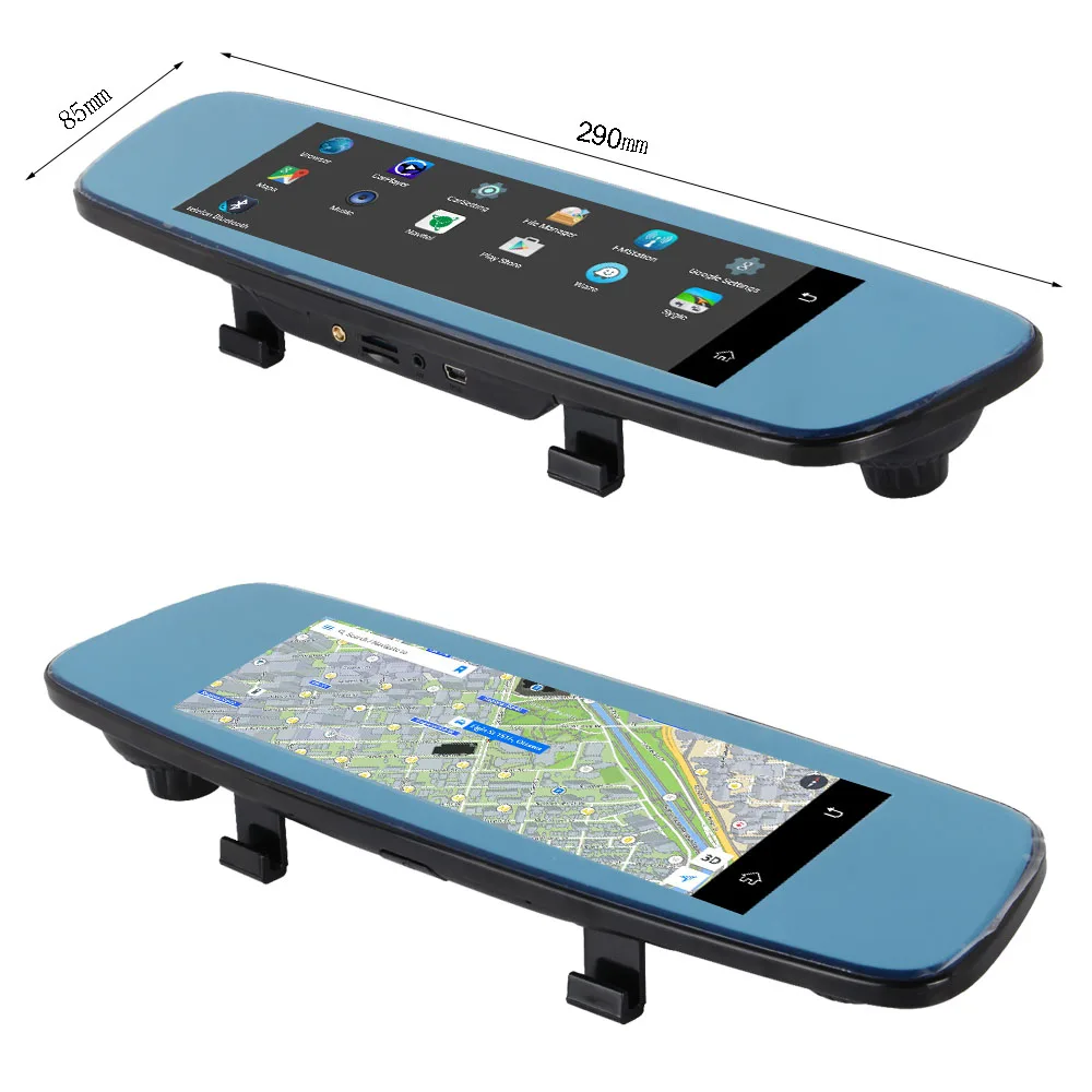 4G Автомобильный dvr камера gps навигации 8 &quotWi Fi Android 5 1 регистратор ADAS удаленного