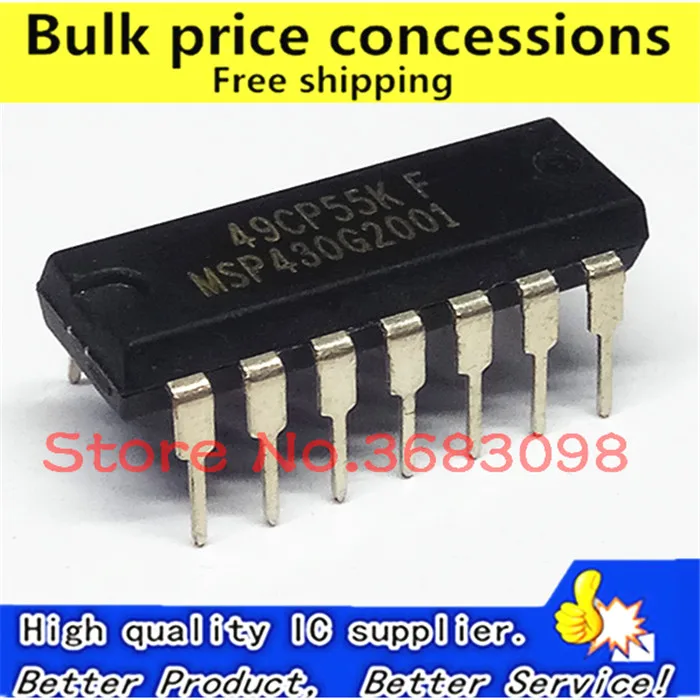 

Free Shipping 5pcs/lots MSP430G2001 MSP430G2001IN14 DIP-14 new