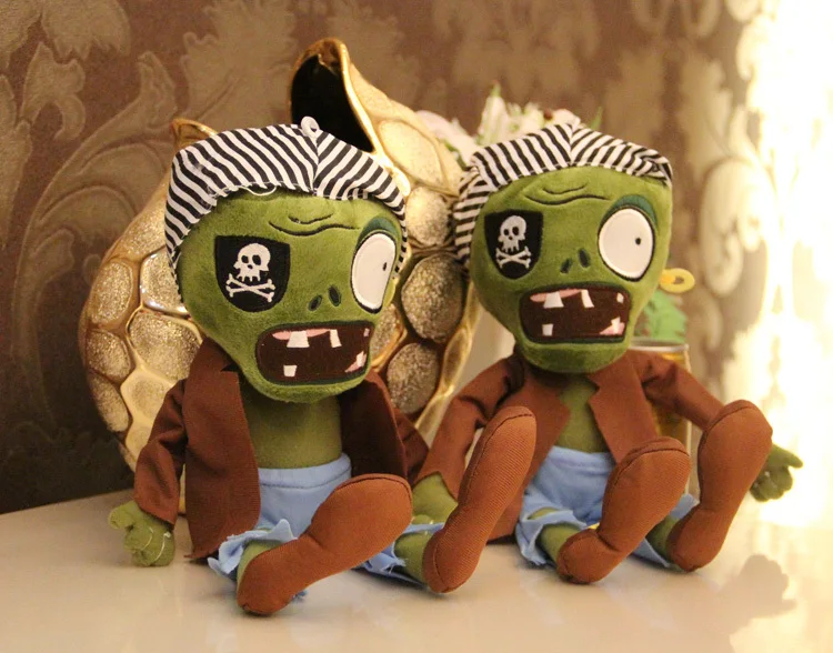 Горячие продаж 30 см зеленый Зомби Растения против Плюшевые игрушки куклы Мягкие