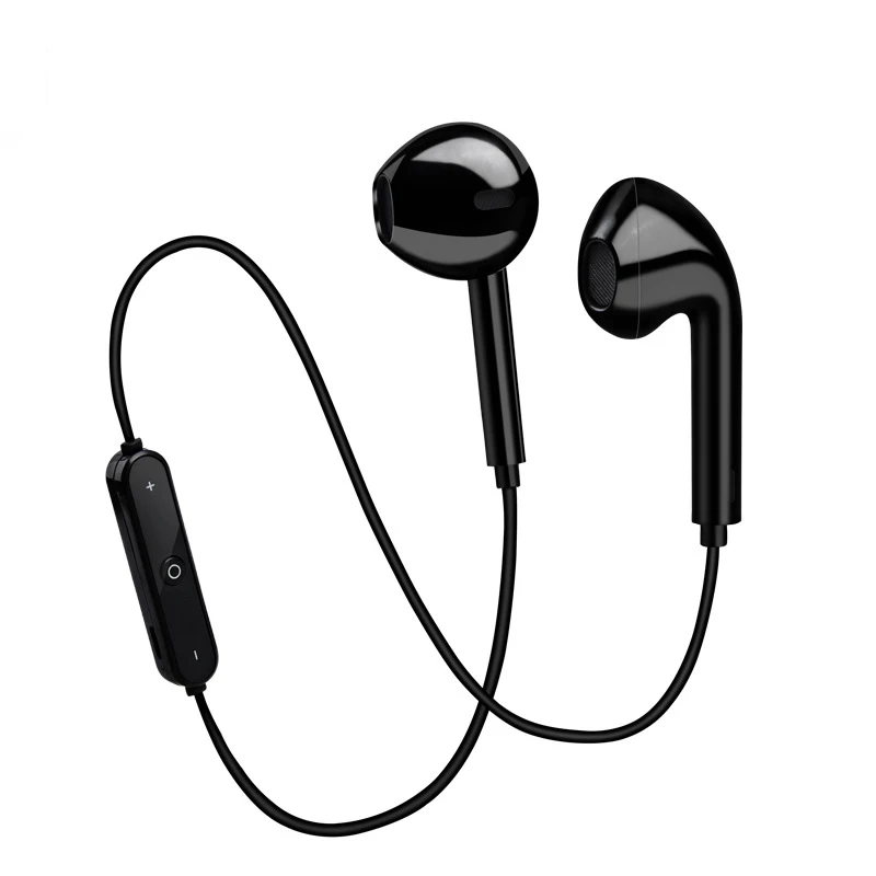 S6 Спортивные Беспроводные наушники с шейным ремешком Bluetooth линейным управлением