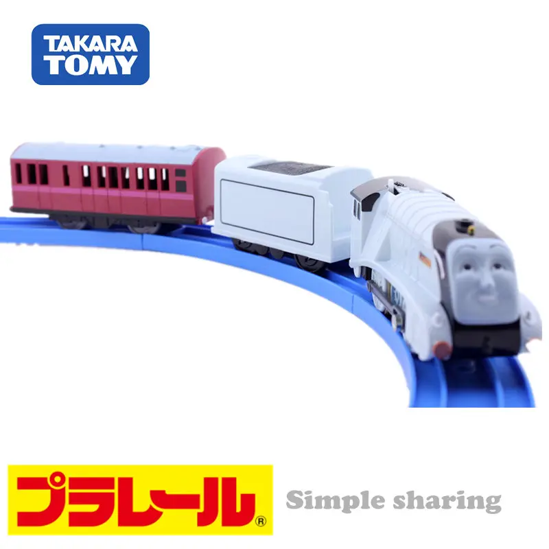 TOMY TRACKMASTER TS 10 And Friends Спенсер с 2 грузовиками моторизованный поп миниатюрный