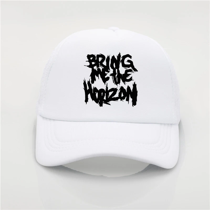 Модный сетчатый головной убор Bring Me The Horizon Band бейсболка с принтом для мужчин и