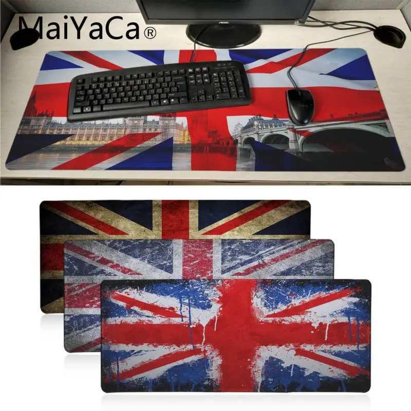 Новый дизайн уникальный Настольный коврик Maiyaca с британским флагом игровой для
