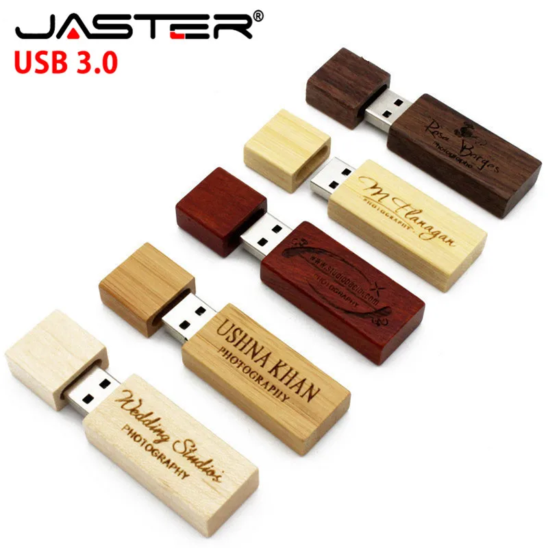 Usb 3,0 флэш-накопитель в деревянном корпусе с логотипом на заказ флешки 128 г/64 г/32 г/16 г/8 г флэш-накопитель Memoria Usb для фото палочки подарок(более 10 шт. логотип бесплатно