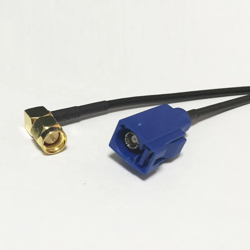 

Новый модем коаксиальный кабель SMA штекер правый угол переключатель FAKRA разъем RG174 кабель Pigtail 20 см 8 дюймов адаптер