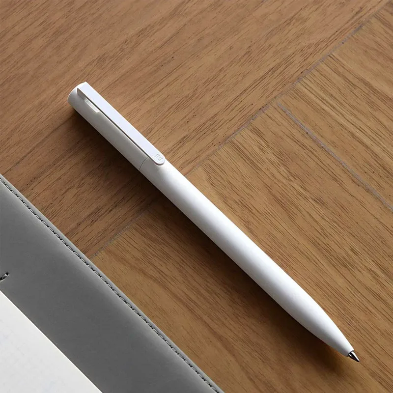 Новый Xiaomi Mijia 10 шт. гелевые ручки без кепки 0 5 мм пуля ручка черный белый PREMEC
