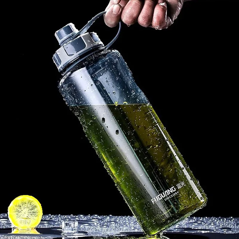 Новые уличные бутылки для воды без бисфенола А 1000 мл л 2 пластиковая Спортивная