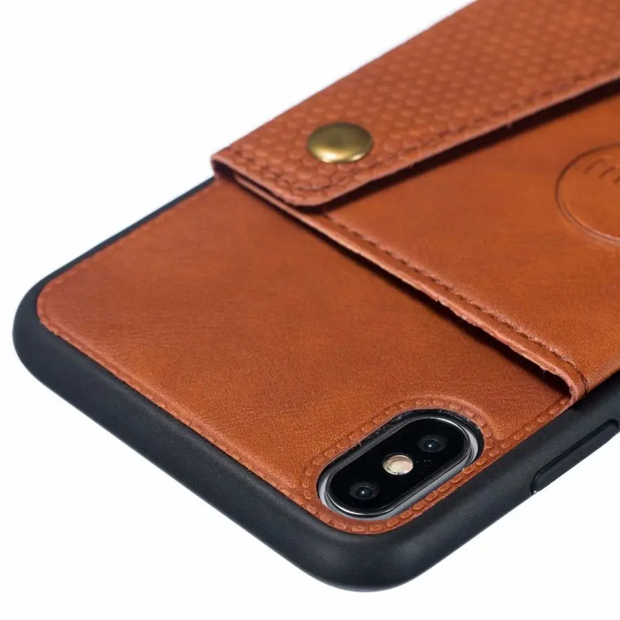 Чехол бумажник для Iphone 11 pro Xs Max 8 7 6 6s Plus 8plus кожаный силиконовый чехол подставка