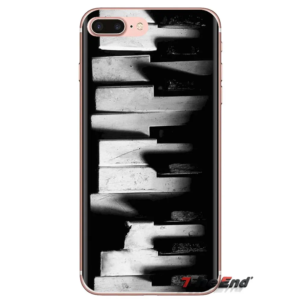 Прозрачные мягкие чехлы для iPod Touch Apple iPhone 4 4S 5 5S SE 5C 6 6S 7 8 X XR XS Plus MAX Teclado de Piano Art Print |