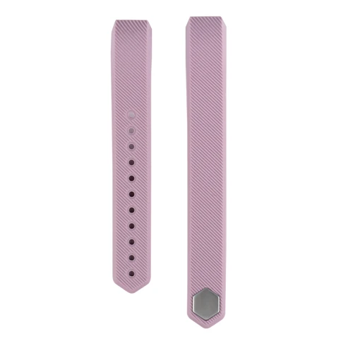 light purple Регулируемые сменные полосы для fitbit Ace/Alta HR, 15 цветов на выбор, с металлической застежкой и ультратонким противоскользящим кольцом - Цвет: light purple