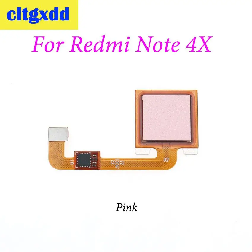 Cltgxdd для Xiaomi Redmi Note 4X Note4 сканер отпечатков пальцев гибкий кабель сенсорный датчик