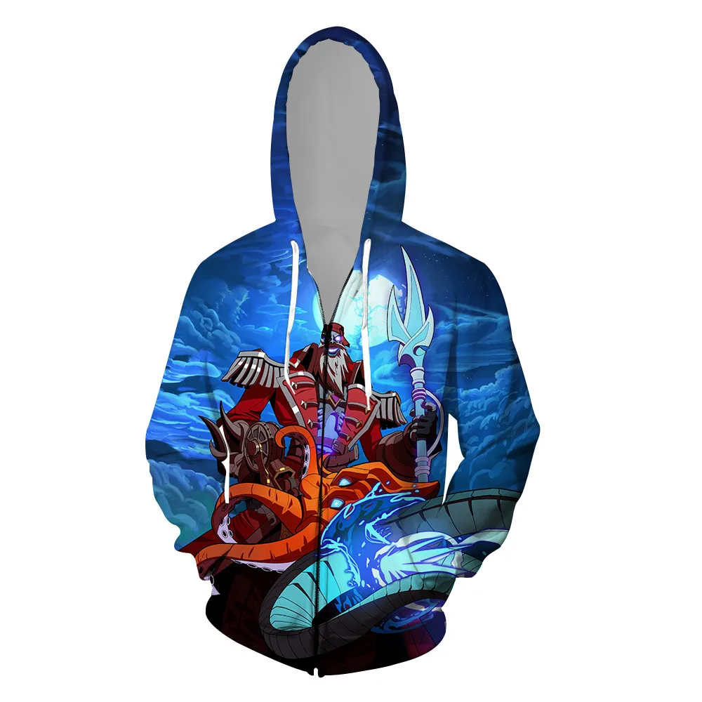 Осень 2019 аниме куртки Толстовка для мужчин 3d печать Paladins чемпионы мира игра Harajuku