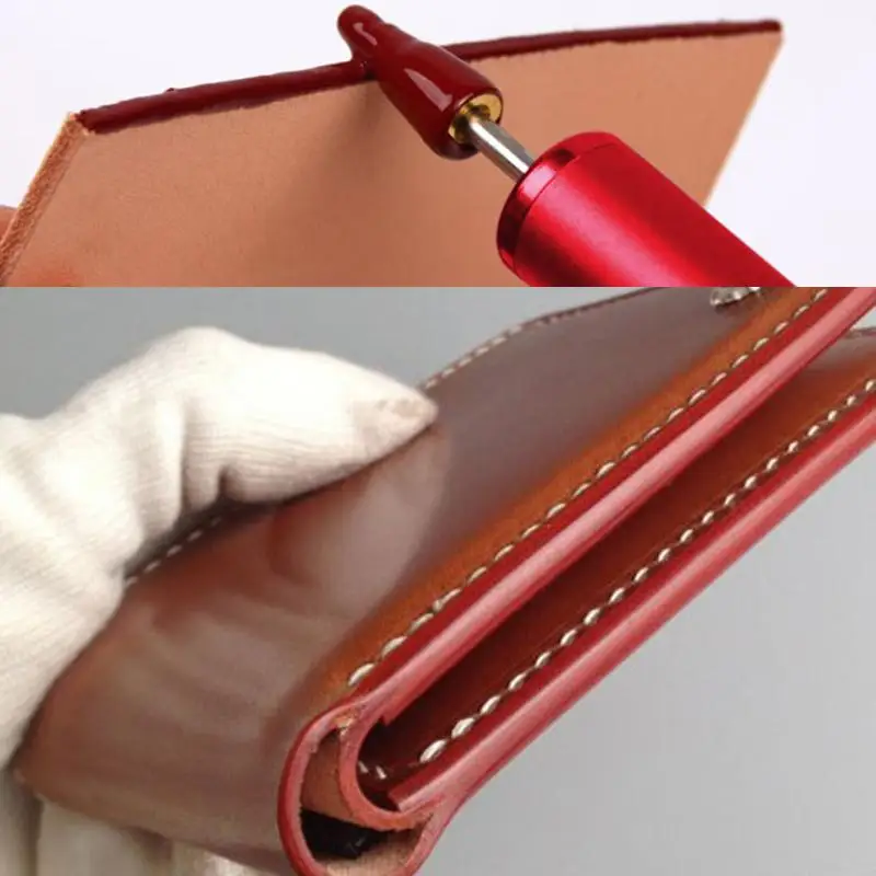 Ручка ролик для обработки краев кожи DIY аксессуары живописи маслом инструмент