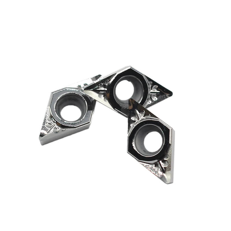 DCGT070204 AK H01Aluminum cutter blade DCGT 070204 Interning turning tool Insert Cutting Tool CNC Tools AL +TIN Alloy wood | Инструменты