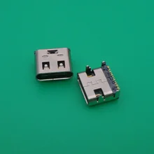 Разъем типа C 16 Pin Женский правый угол SMT Tab USB 3 1 версия гнездо