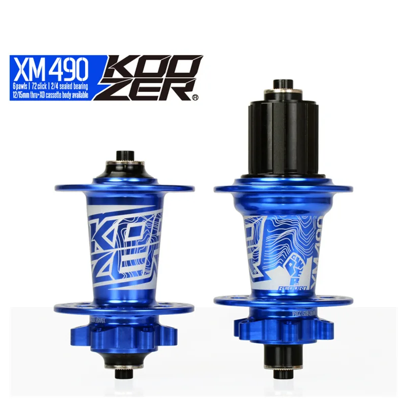Новый Koozer XM490 ступицы герметичные 4 подшипника MTB горный велосипед ступица Задняя