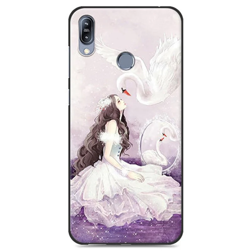 Чехол для Asus ZenFone Max M2 ZB633KL ZB632KL мягкий чехол с мультяшным рисунком M 2 защитный